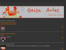 Tablet Screenshot of geisaartes.blogspot.com