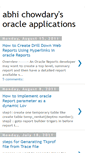 Mobile Screenshot of abhichowdaryoracleapplications.blogspot.com