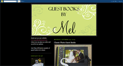 Desktop Screenshot of guestbooksbymel.blogspot.com