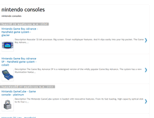 Tablet Screenshot of nintendo-consoles.blogspot.com