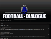 Tablet Screenshot of footballdialogue.blogspot.com