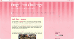 Desktop Screenshot of frugalfunchallenge.blogspot.com