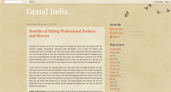 Desktop Screenshot of grandindia.blogspot.com