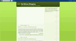 Desktop Screenshot of getmoneyblogging.blogspot.com