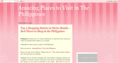 Desktop Screenshot of placesinthephilippine.blogspot.com