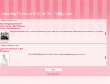 Tablet Screenshot of placesinthephilippine.blogspot.com