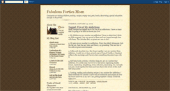 Desktop Screenshot of fabulousfortiesmom.blogspot.com