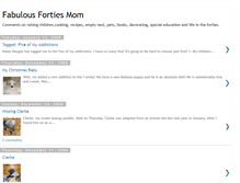 Tablet Screenshot of fabulousfortiesmom.blogspot.com