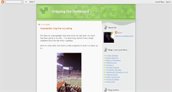 Desktop Screenshot of grippingthedashboard.blogspot.com
