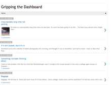 Tablet Screenshot of grippingthedashboard.blogspot.com