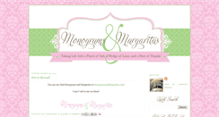 Desktop Screenshot of monogramsandmargaritas.blogspot.com