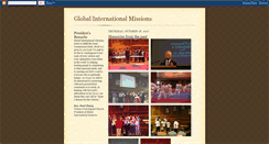 Desktop Screenshot of globalinternationalmissions.blogspot.com