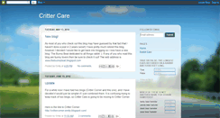 Desktop Screenshot of crittercare-emily.blogspot.com