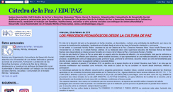 Desktop Screenshot of catedradelapaz.blogspot.com