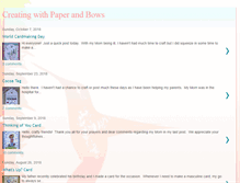 Tablet Screenshot of creatingwithpaperandbows.blogspot.com