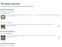 Tablet Screenshot of gaijin-gourmet.blogspot.com