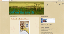 Desktop Screenshot of outontheporch.blogspot.com