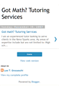 Mobile Screenshot of gotmathtutoring.blogspot.com