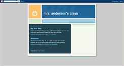 Desktop Screenshot of mrsandersonsclass.blogspot.com