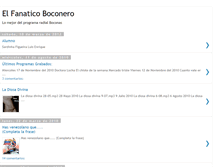 Tablet Screenshot of elfanaticoboconero.blogspot.com
