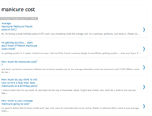 Tablet Screenshot of manicure-cost.blogspot.com