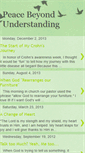 Mobile Screenshot of peacebeyondunderstanding.blogspot.com