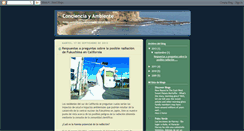 Desktop Screenshot of concienciayambiente.blogspot.com