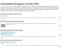 Tablet Screenshot of comunidadeportuguesachile.blogspot.com