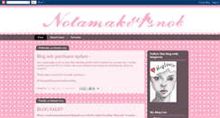 Desktop Screenshot of notamakeupsnob.blogspot.com