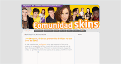 Desktop Screenshot of comunidad-skins.blogspot.com