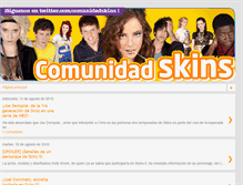 Tablet Screenshot of comunidad-skins.blogspot.com