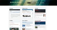 Desktop Screenshot of bloggersbolivia.blogspot.com
