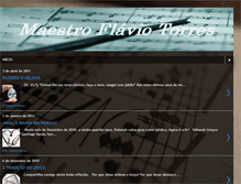 Tablet Screenshot of maestroflaviotorres.blogspot.com