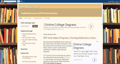 Desktop Screenshot of ittstudentportal.blogspot.com