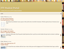 Tablet Screenshot of ittstudentportal.blogspot.com