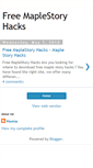 Mobile Screenshot of free-maplestoryhacks.blogspot.com