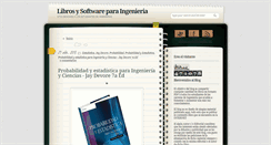 Desktop Screenshot of librosysoftwareparaingenieria.blogspot.com