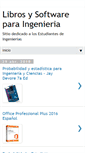 Mobile Screenshot of librosysoftwareparaingenieria.blogspot.com