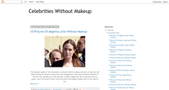 Desktop Screenshot of celebrities-without-makeup.blogspot.com