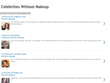 Tablet Screenshot of celebrities-without-makeup.blogspot.com