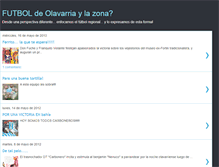 Tablet Screenshot of futboldeolavarria.blogspot.com