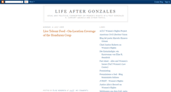 Desktop Screenshot of lifeaftergonzales.blogspot.com