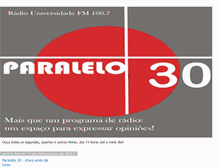 Tablet Screenshot of paralelo30furgfm.blogspot.com