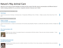 Tablet Screenshot of nwanimalcare.blogspot.com