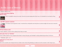 Tablet Screenshot of inthelineofbeauty1.blogspot.com