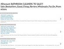 Tablet Screenshot of bathroomcleanerstosale.blogspot.com