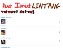 Tablet Screenshot of kueimutlintang.blogspot.com