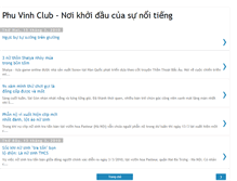 Tablet Screenshot of phuvinhclub.blogspot.com