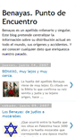 Mobile Screenshot of benayas-puntodeencuentro.blogspot.com