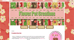 Desktop Screenshot of flowerpotcreations.blogspot.com